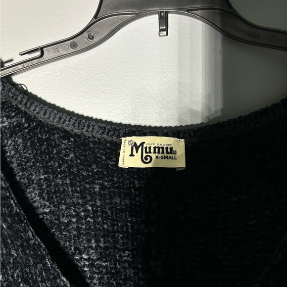 Show Me Your MuMu Hug Me Sweater in Black Chenille Size XS - Picture 4 of 5